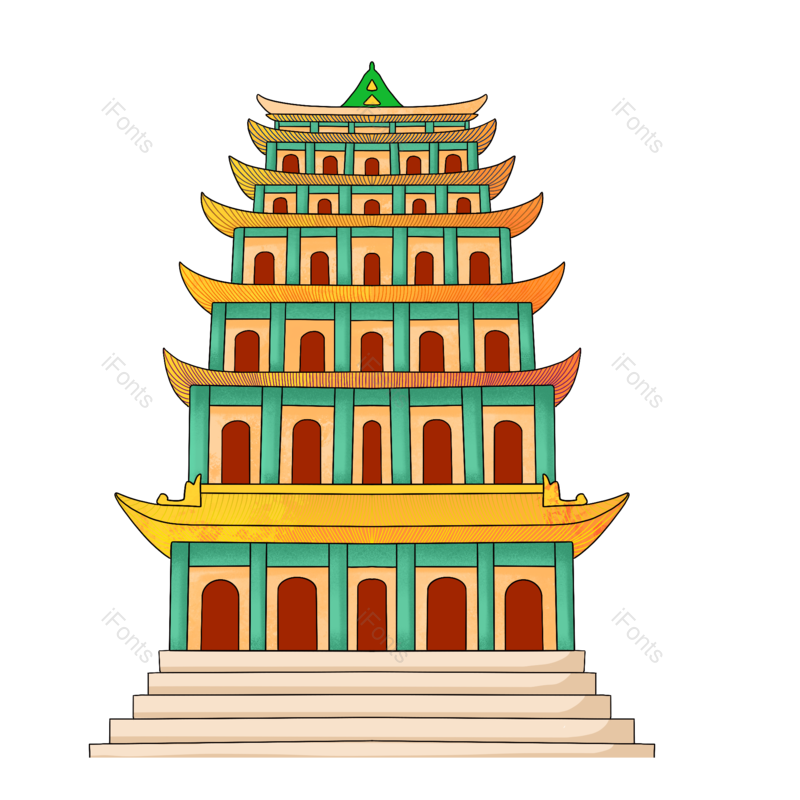 古代建筑图片,建筑素材元素,古代装饰PNG,建筑免抠素材